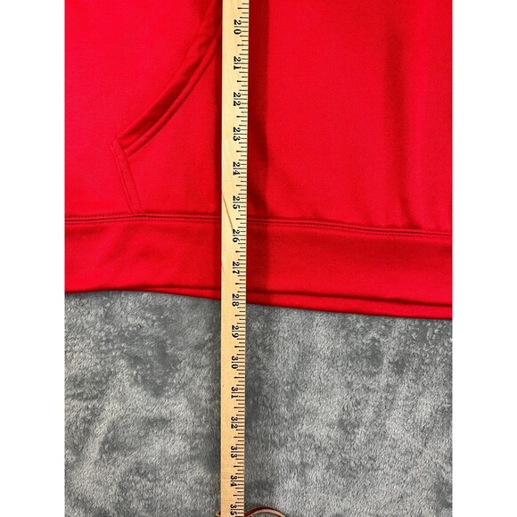 Utah Utes Hoodie Sweatshirt Champion Men's Large Pull Over Red Kangaroo Pocket - Picture 6 of 10